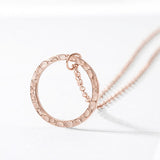 LUXE Organický Náhrdelník s Otevřeným Kroužkem