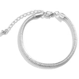 Plochý hadí kostní náramek