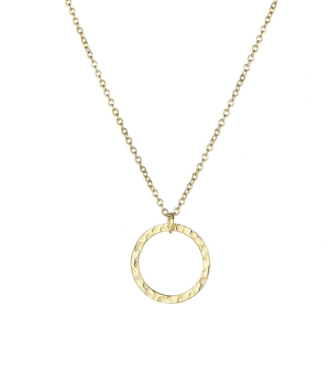 LUXE Organický Náhrdelník s Otevřeným Kroužkem