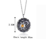 Boho náhrdelník Slunce Měsíc