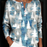 Ava – vánoční svetr s knoflíky