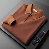 Elegant Men's Zip Sweater