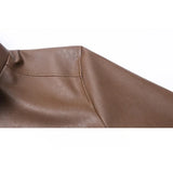 Elegantní Kožená Bomber