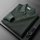 Elegant Men's Zip Sweater