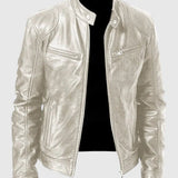 Henry - Ležérní kožená bunda pro muže