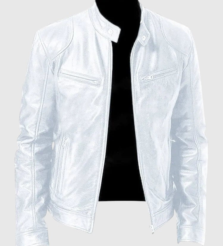 Henry - Ležérní kožená bunda pro muže