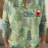 Harriet - vánoční svetr s knoflíky