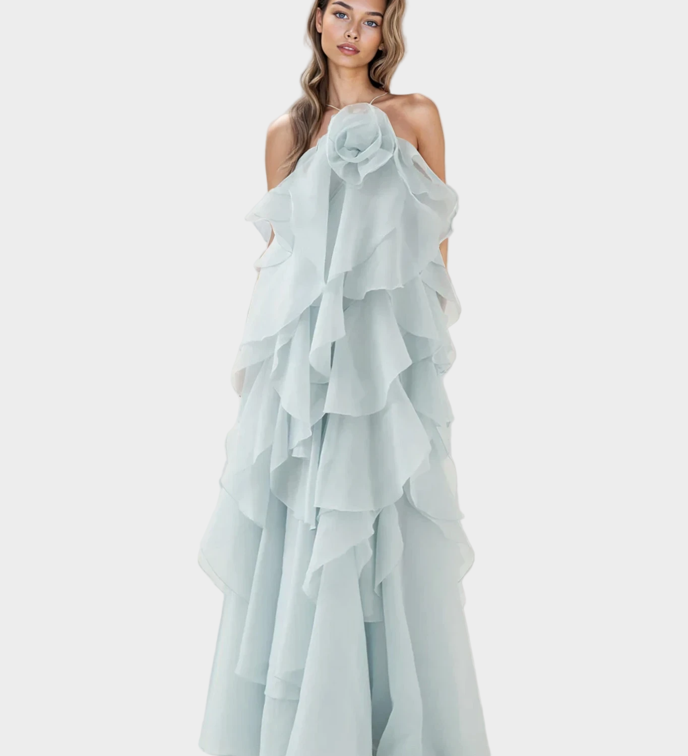 Maxi šaty s romantickým nádechem a aristokratickým stylem