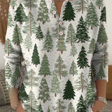 Jane - vánoční svetr s knoflíky