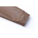 Elegantní Kožená Bomber