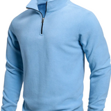 Long Sleeve Zip Sweater