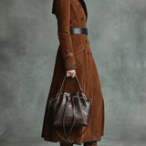 Renata | Dlouhý kabát s černými detaily