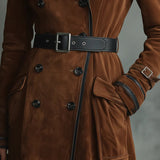 Renata | Dlouhý kabát s černými detaily