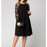 Barbara | Elegantní černé sexy krajkové šaty