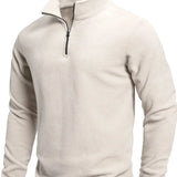 Long Sleeve Zip Sweater