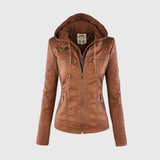 KAROLINE™ Stylová a jedinečná kožená bunda