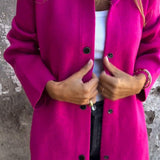 Adelina | Svetřík s knoflíky a kapucí