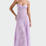 Dlouhé květinové šaty