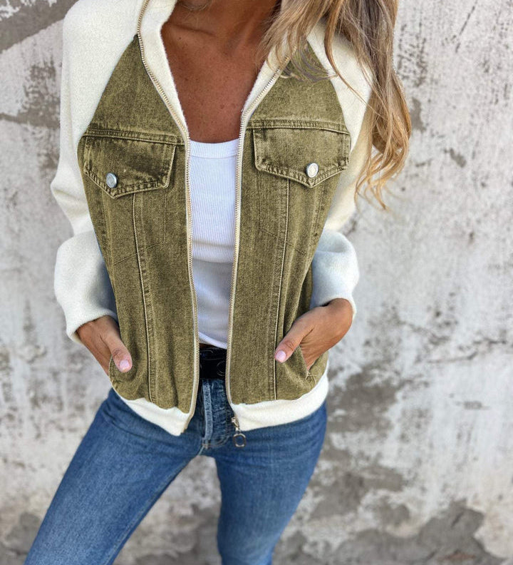 Hana™ | Unikátní džínová bunda s vintage nádechem