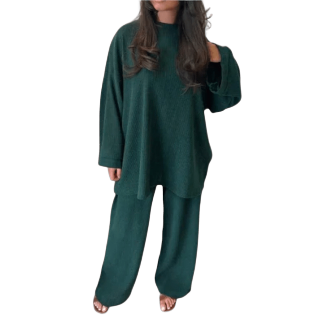 Ingrid – Oversize souprava v žebrovaném stylu