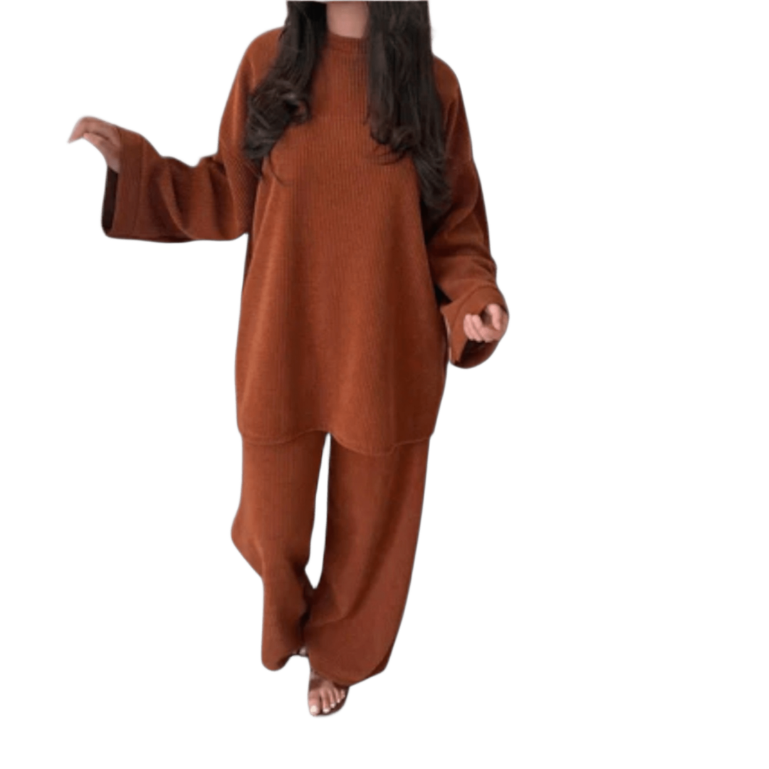 Ingrid – Oversize souprava v žebrovaném stylu