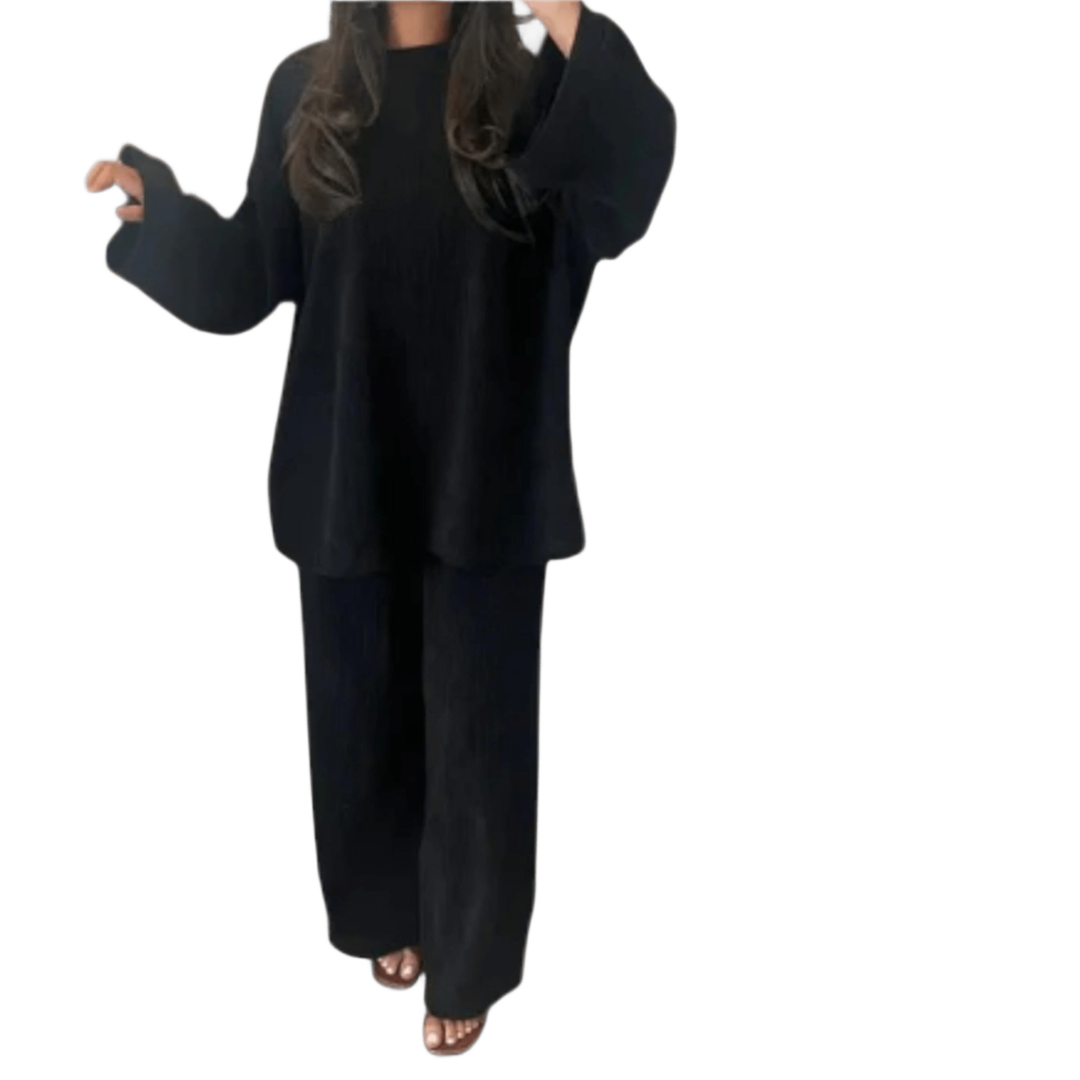 Ingrid – Oversize souprava v žebrovaném stylu