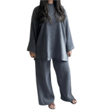 Ingrid – Oversize souprava v žebrovaném stylu